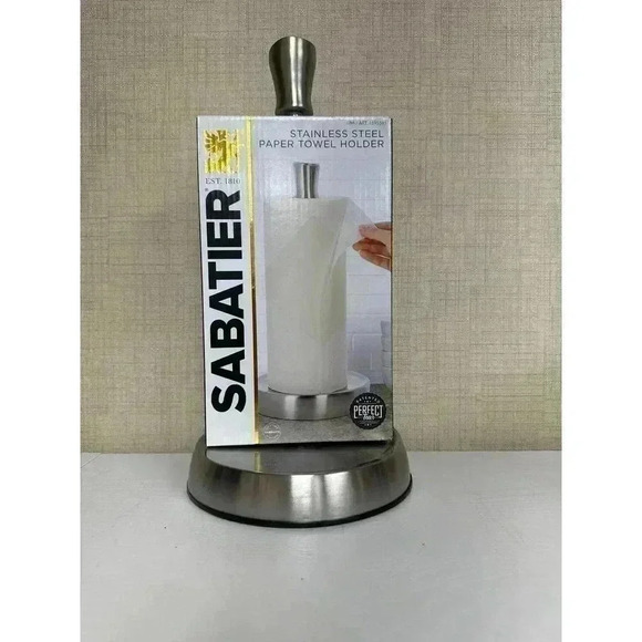 Sabatier Stainless Steel Paper Towel Holder - Picture 1 of 5